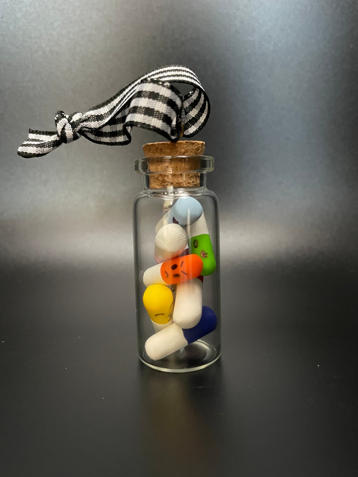 Clay Medicine Bottle Ornament