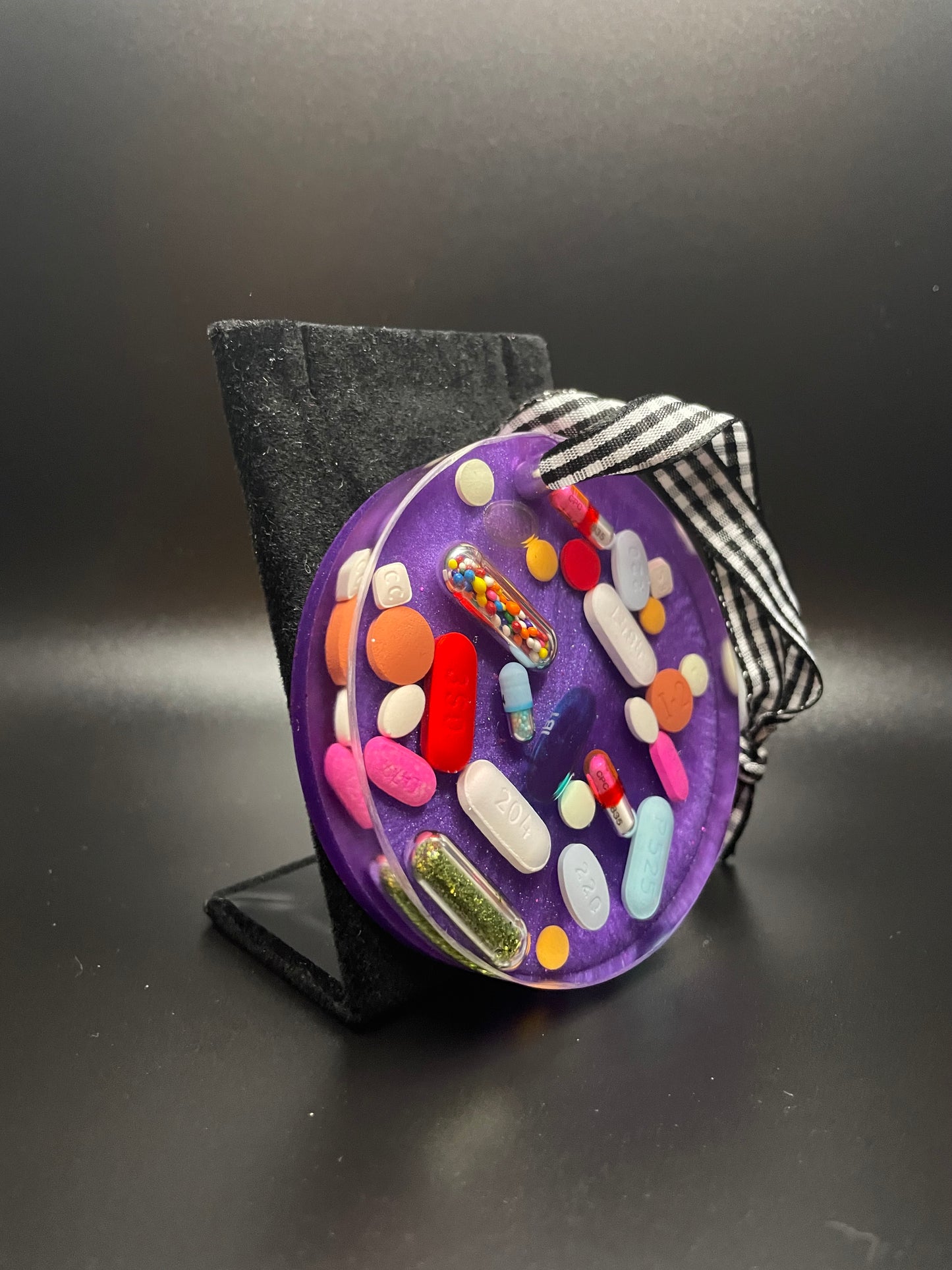 Round Resin Medicine Ornament