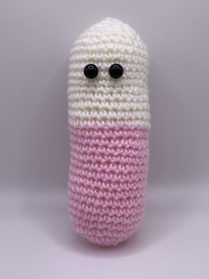 Crochet chill pill medicine capsule