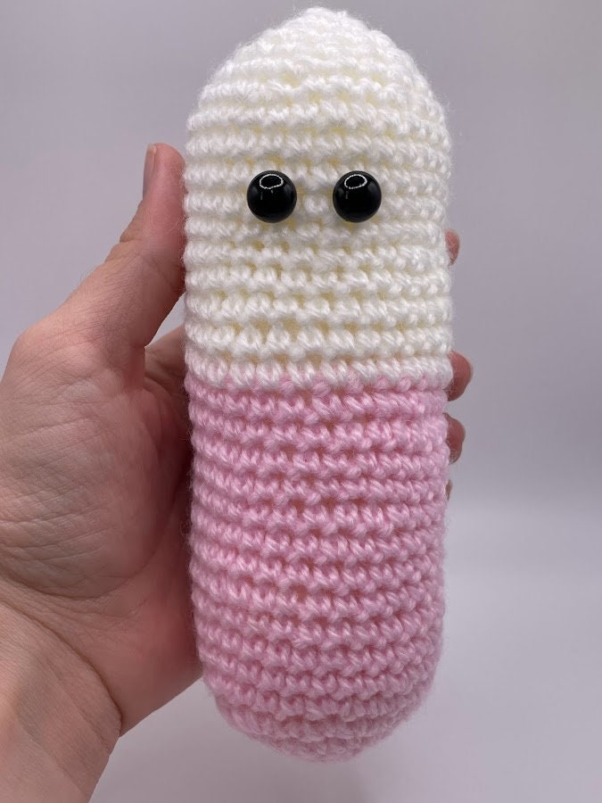 Crochet chill pill medicine capsule