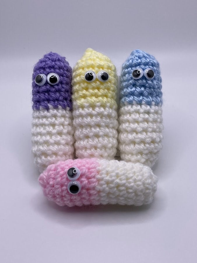 Crochet chill pill medicine capsule