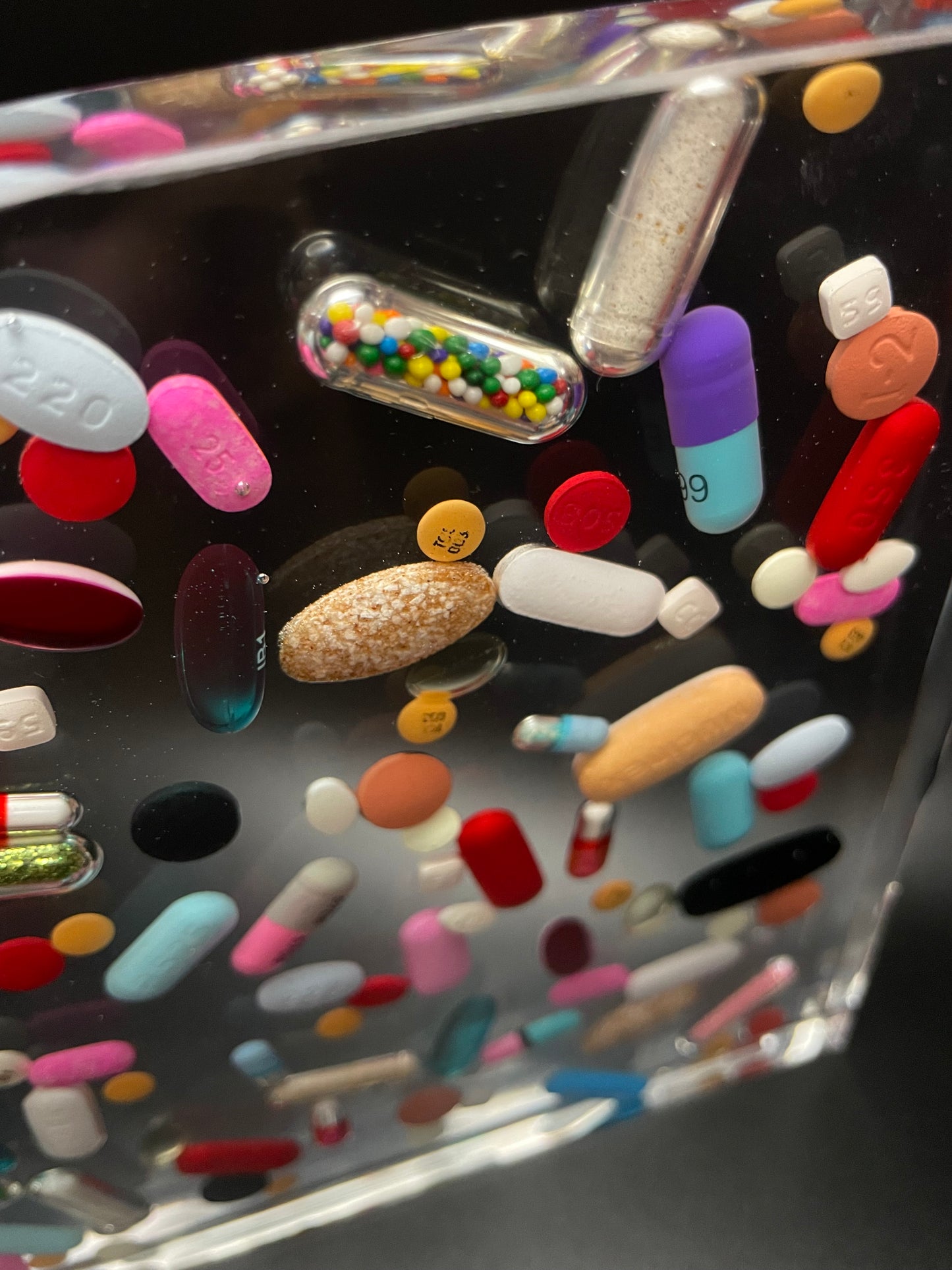 Resin Medicine Paperweight/Coaster