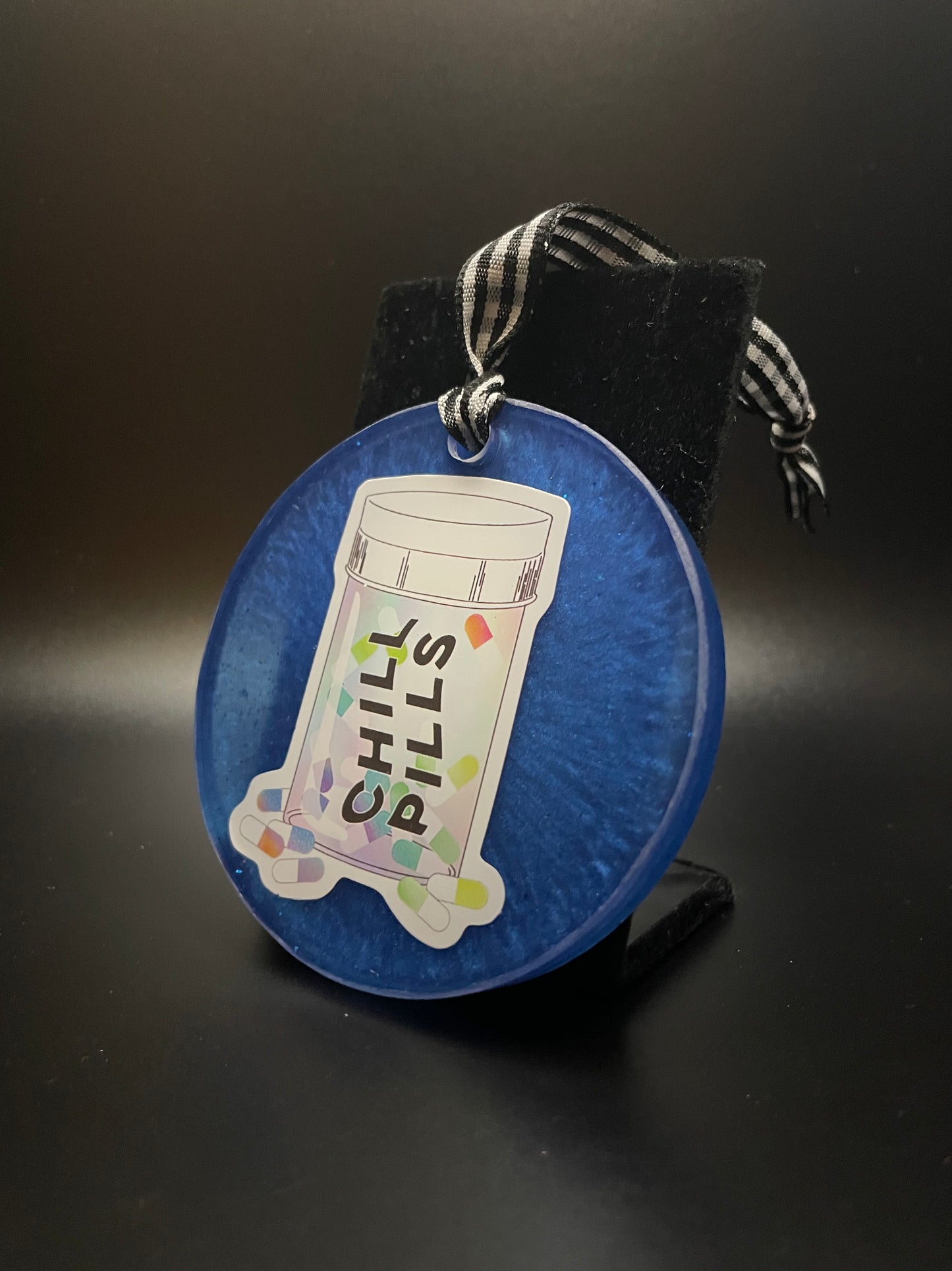 Resin Ornament - Chill Pills