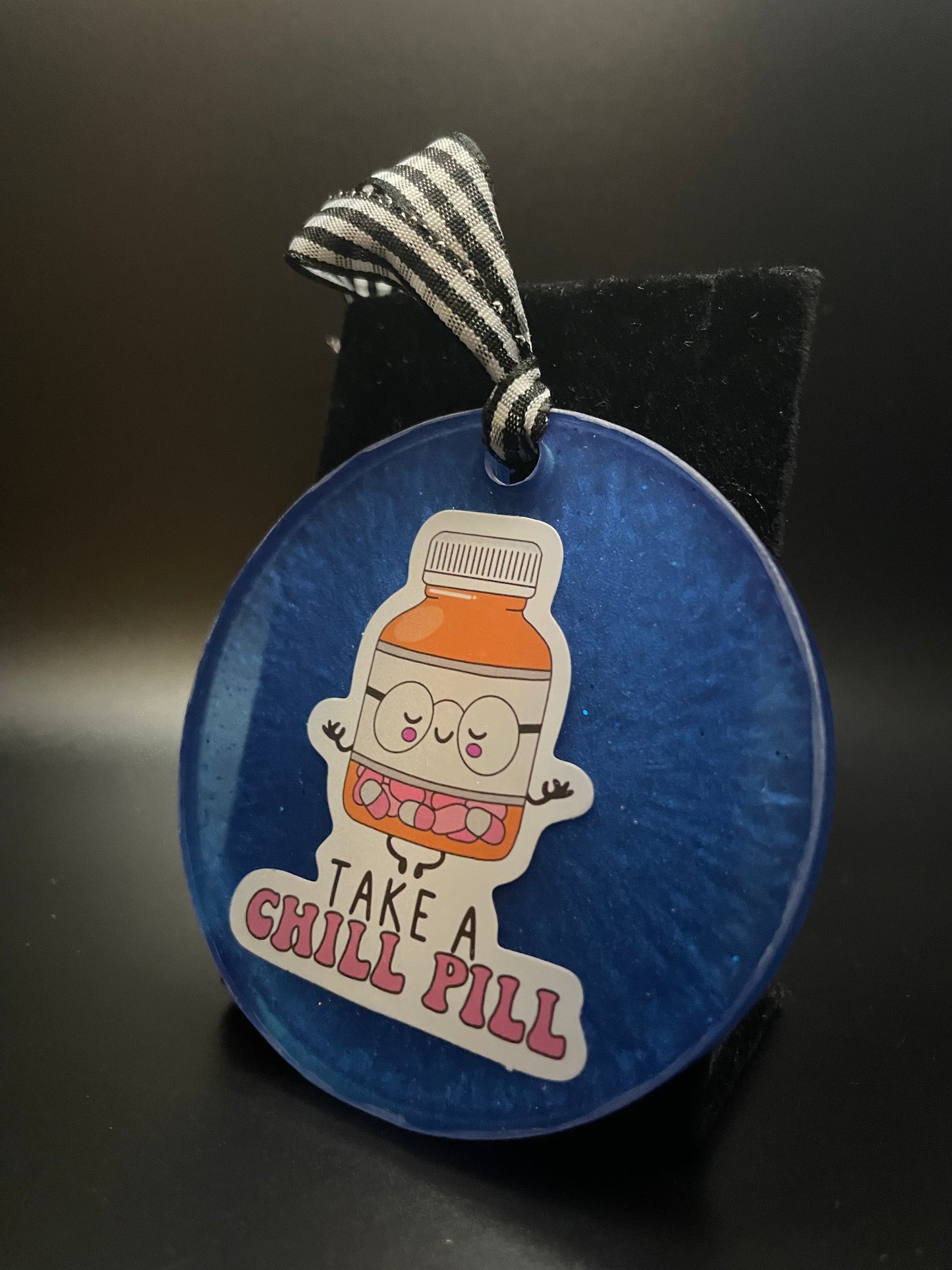 Resin Ornament - Chill Pills