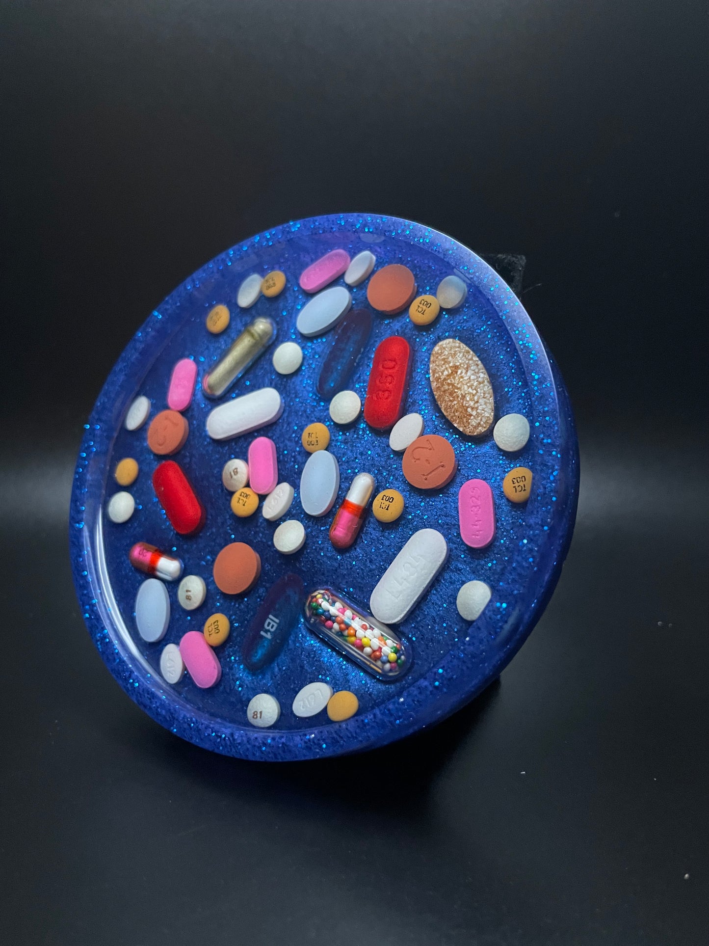 Round Resin Medicine Coaster