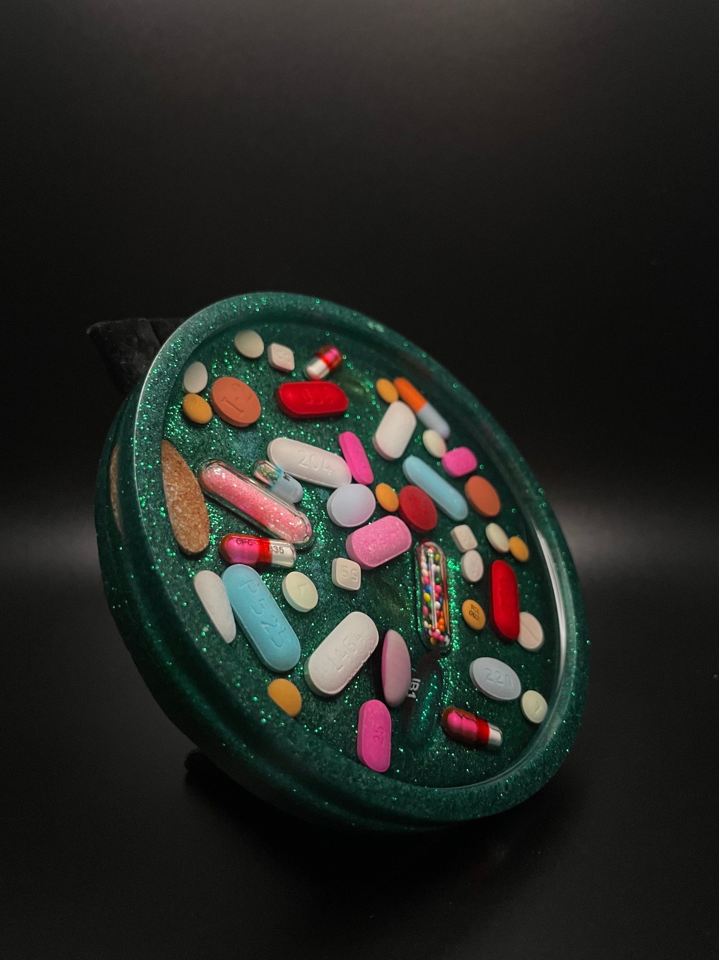 Round Resin Medicine Coaster