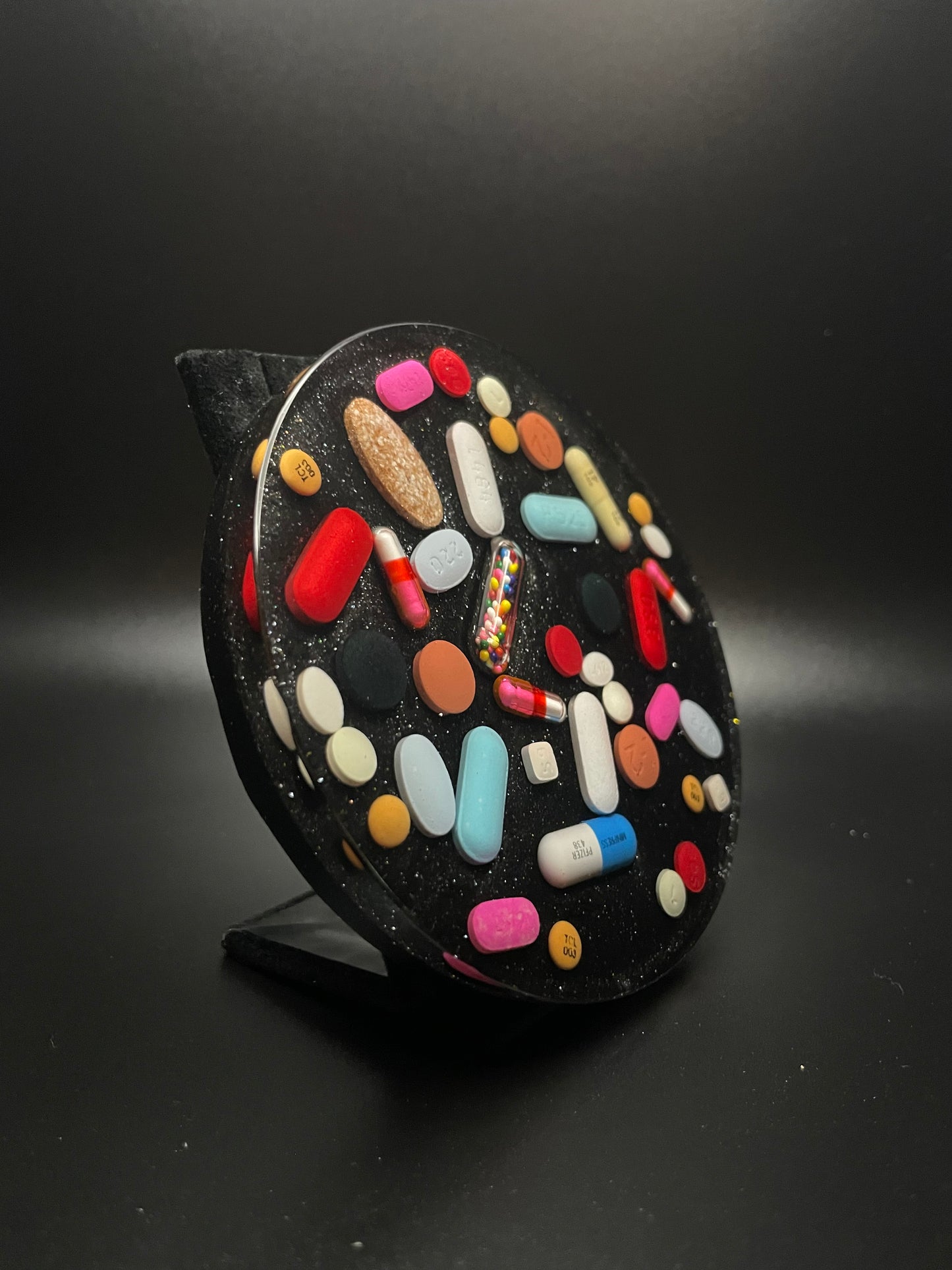 Round Resin Medicine Coaster (No Lip)