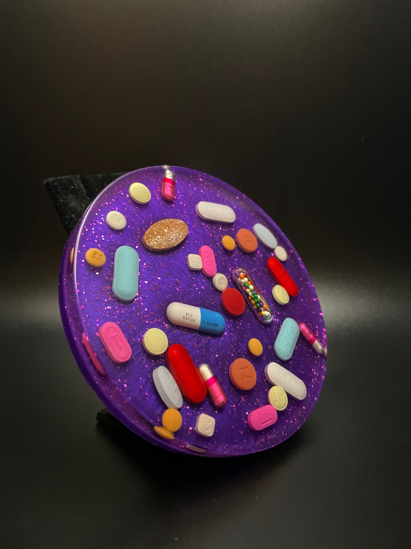 Round Resin Medicine Coaster (No Lip)