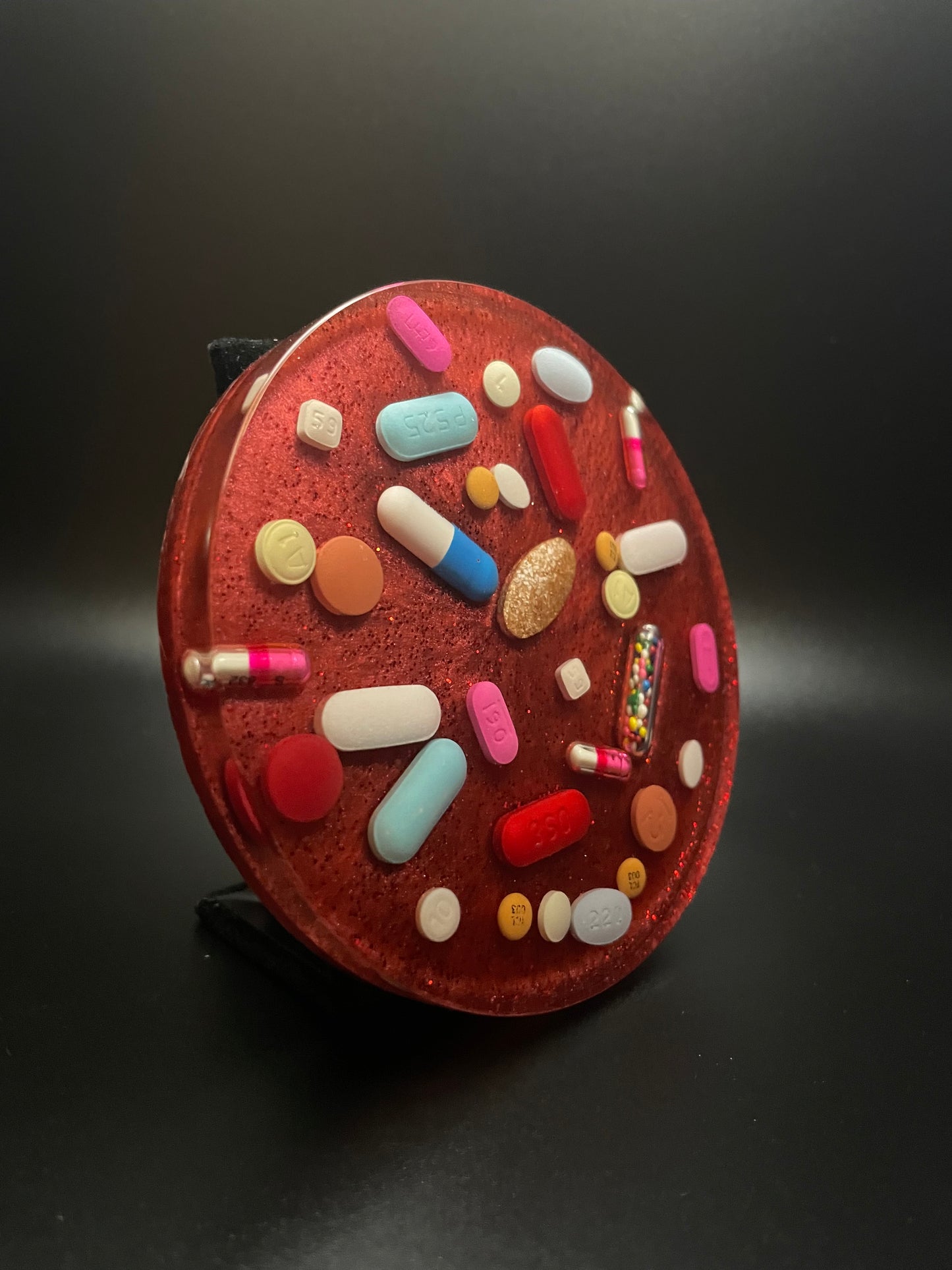 Round Resin Medicine Coaster (No Lip)