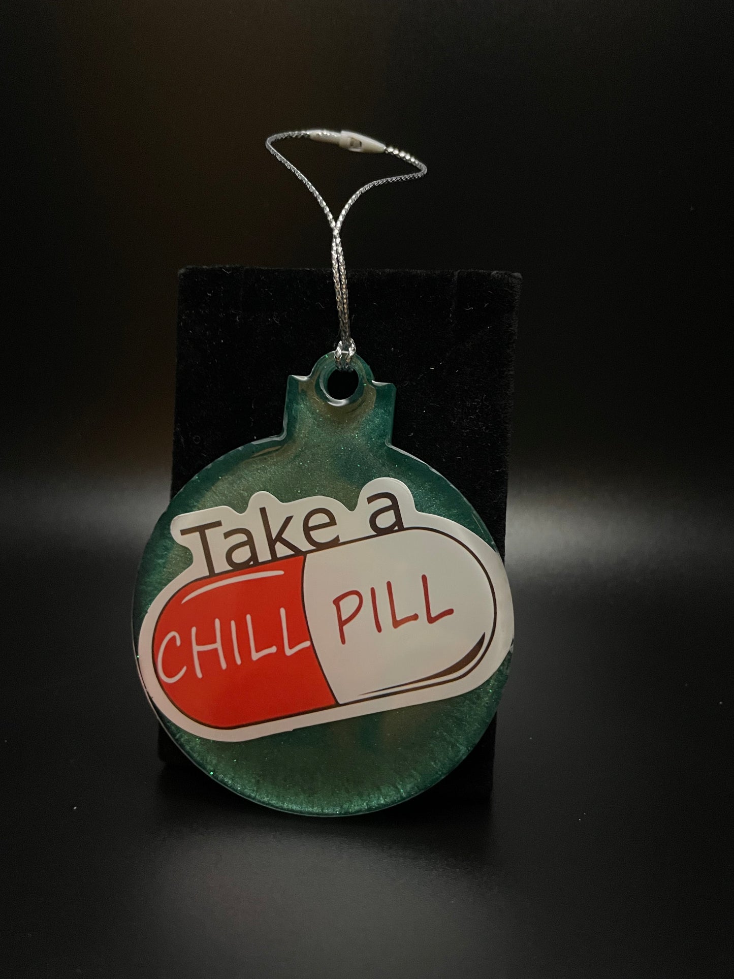 Resin Ornament - Chill Pills