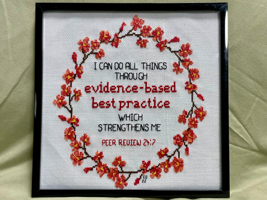 Peer Review Cross-Stitch