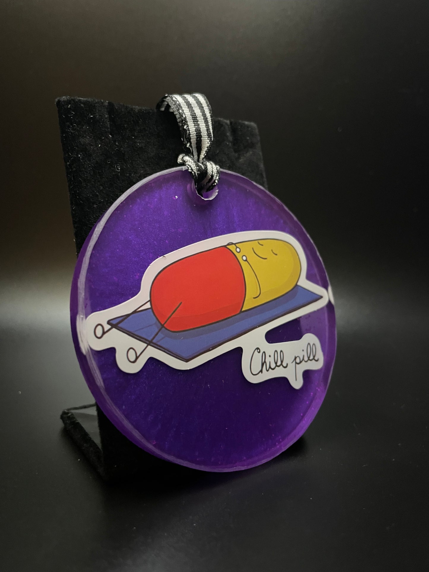 Resin Ornament - Chill Pills