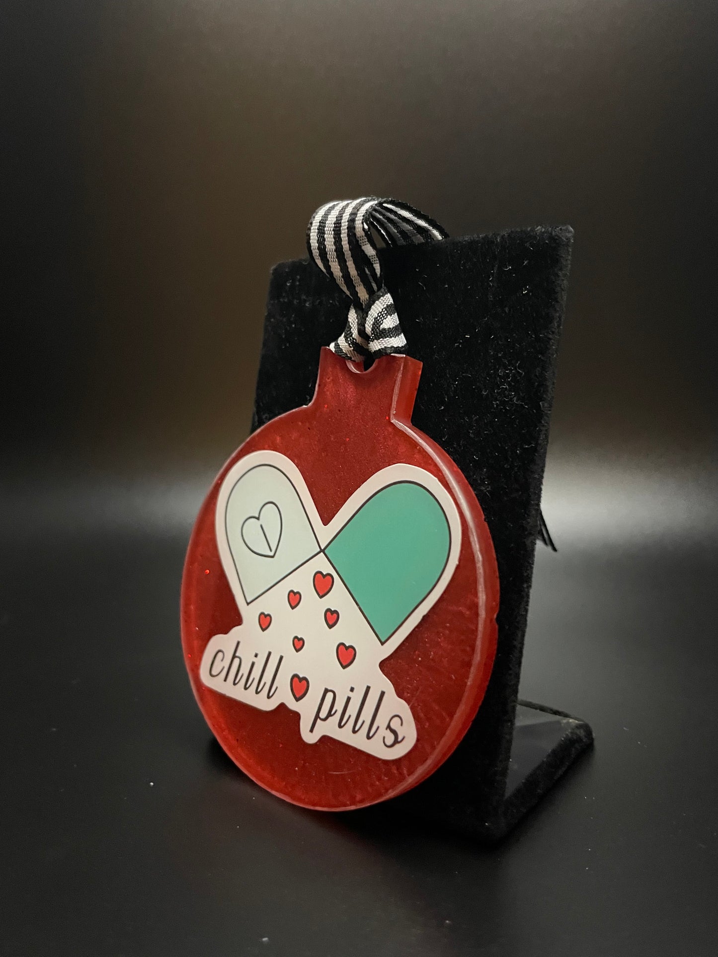 Resin Ornament - Chill Pills