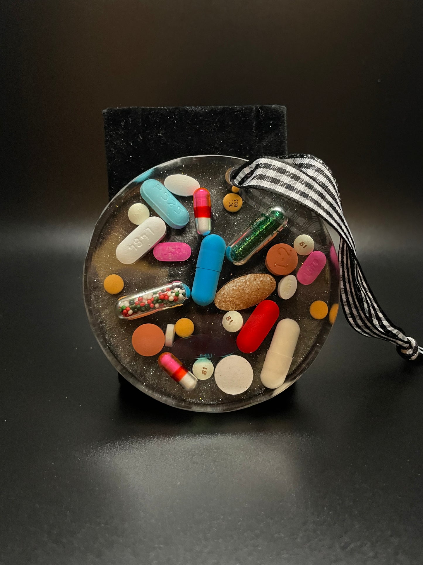 Round Resin Medicine Ornament