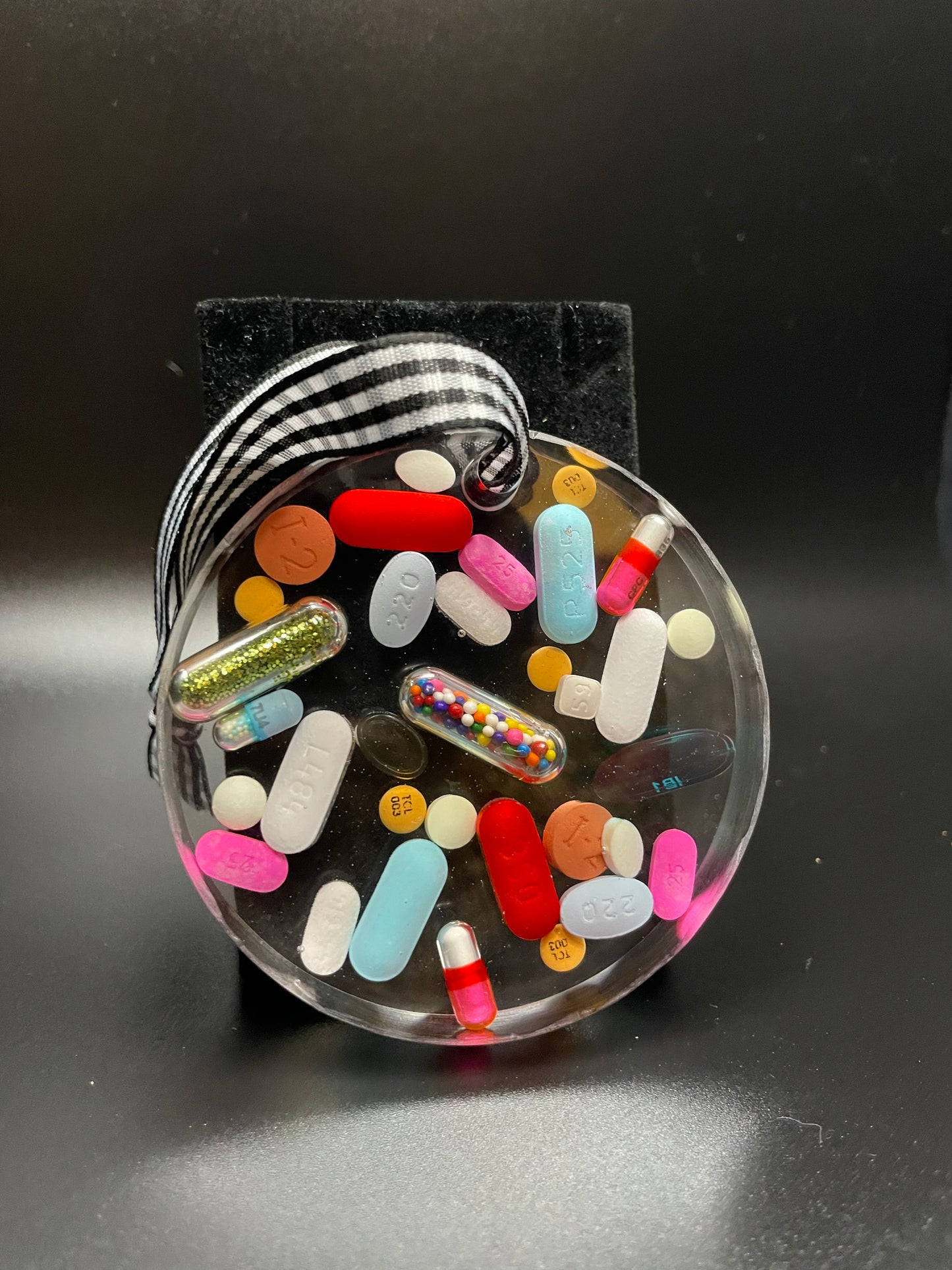 Round Resin Medicine Ornament