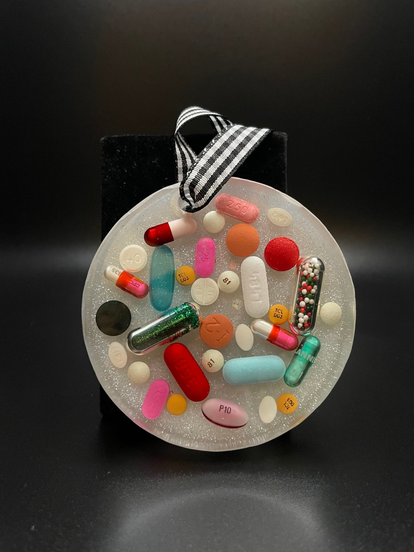 Round Resin Medicine Ornament